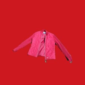 ♡cropped Y2k red jacket